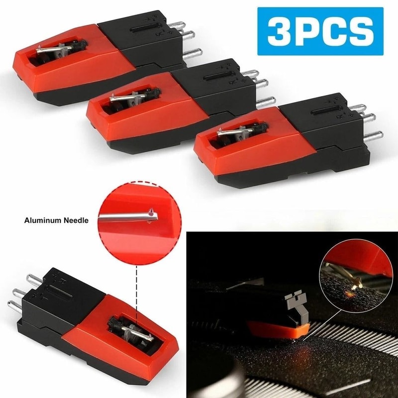 Phonograph Needle Set For Record Players Dynamic Magnetic Cartridge Pickup 1