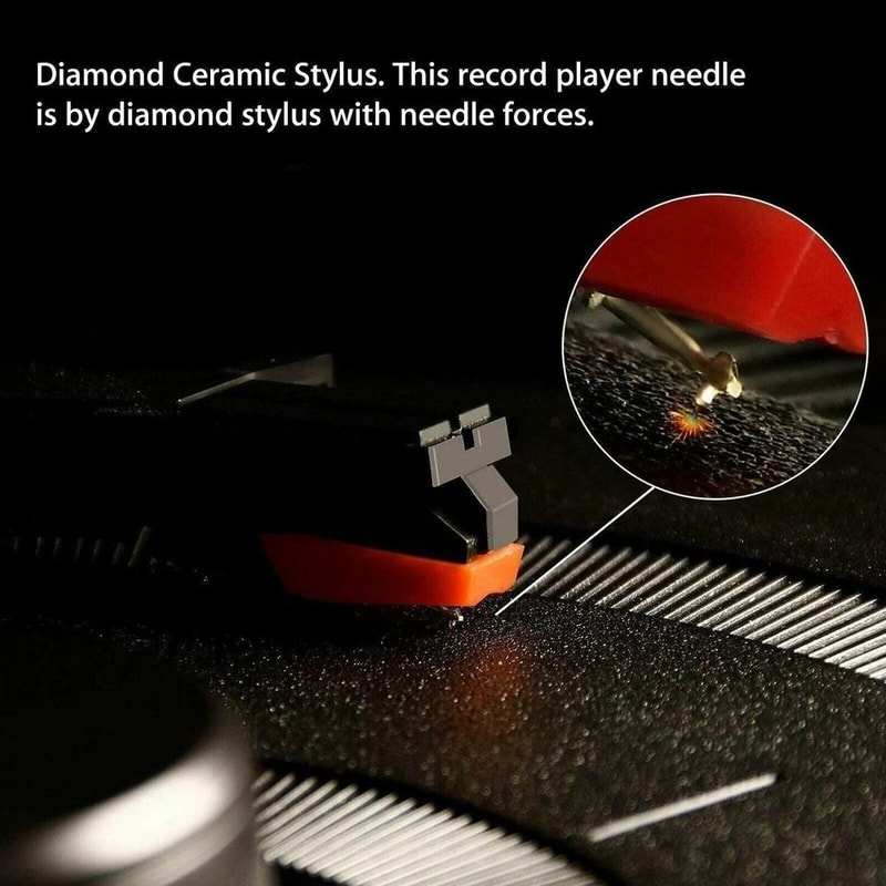 Phonograph Needle Set For Record Players Dynamic Magnetic Cartridge Pickup 3
