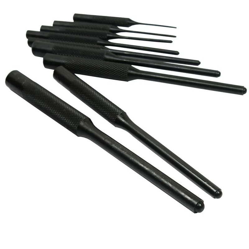 Forged Steel Punch Set For Gunsmithing Tools Roll Pin Pilot Punches With Durable Carrying Case 1