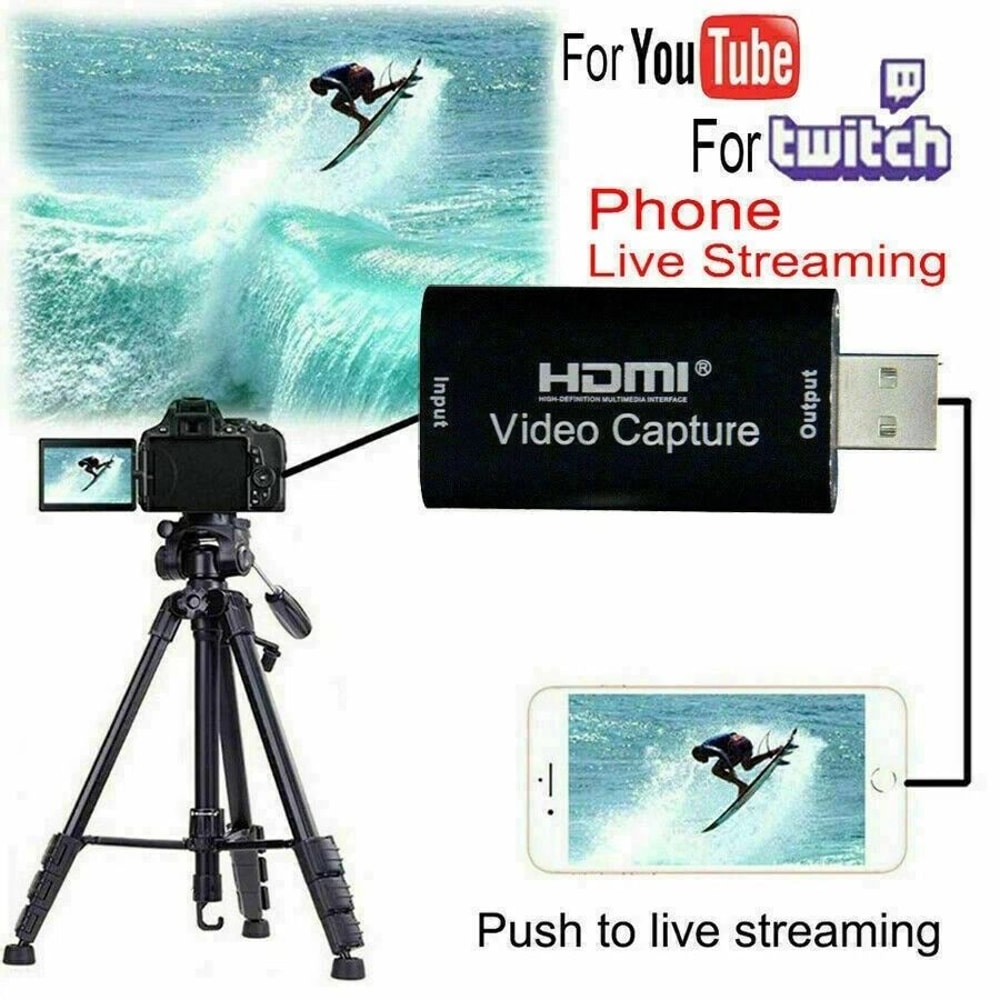 HDMI To USB Video Capture Card For Streaming And Game Recording 7