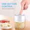 USB Rechargeable Mini Garlic Chopper Wireless Food Processor For Onion Pepper Herbs 1