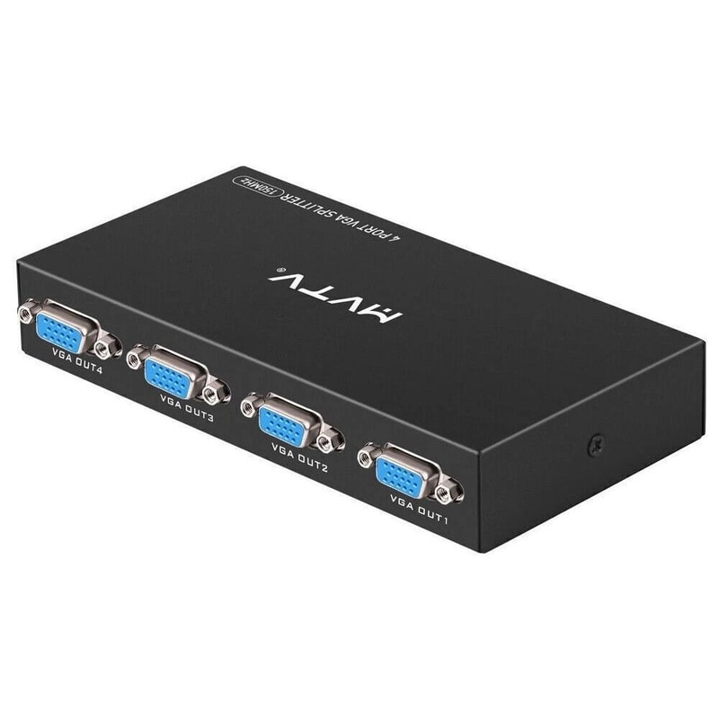 Port VGA Splitter Out Monitor Display Duplicator 0