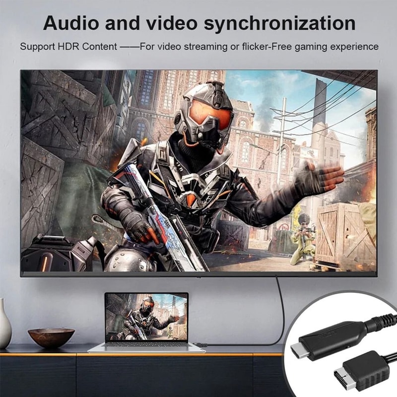 HDMI Adapter Cable For PlayStation Audio Video Converter 5