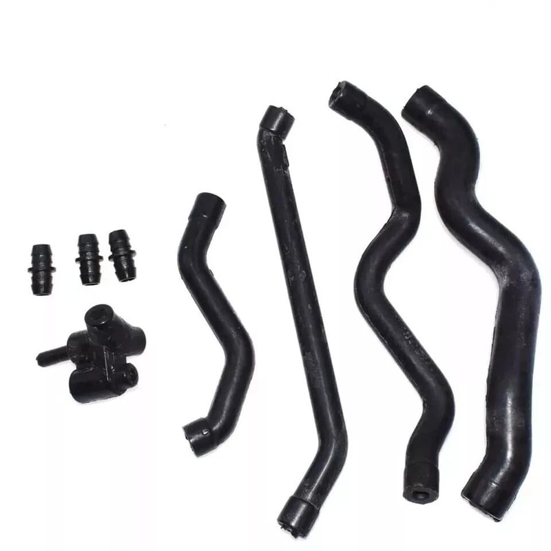 Mercedes Breather Hose Kit 8 Piece Crankcase Ventilation Air Intake Set 1