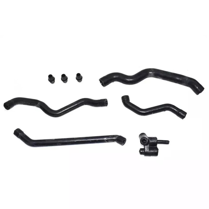 Mercedes Breather Hose Kit 8 Piece Crankcase Ventilation Air Intake Set 2