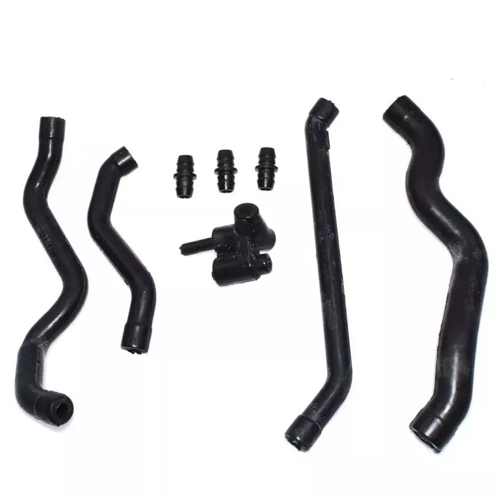 Mercedes Breather Hose Kit 8 Piece Crankcase Ventilation Air Intake Set 3