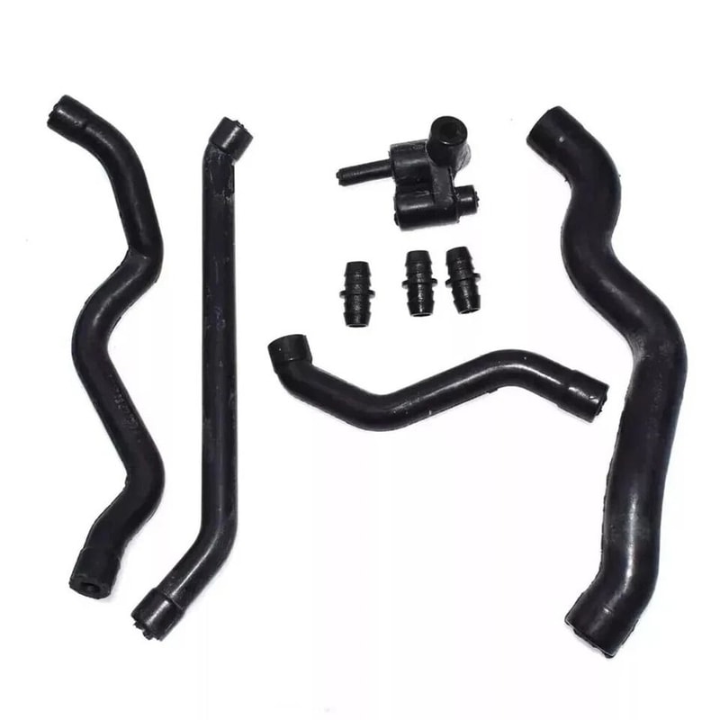 Mercedes Breather Hose Kit 8 Piece Crankcase Ventilation Air Intake Set 0