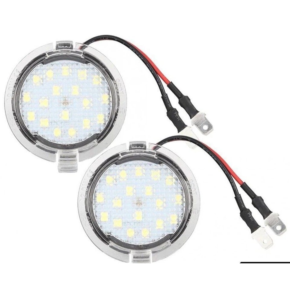 LED Side Mirror Puddle Lights For Ford Explorer Edge Taurus 0