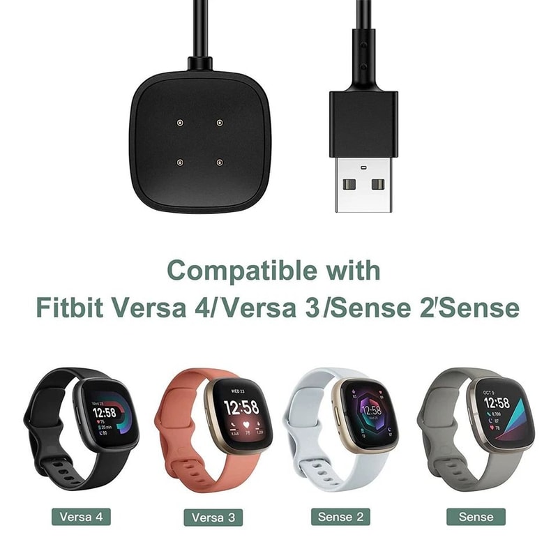 Fitbit Versa Sense USB Charger Dock With Cable 4