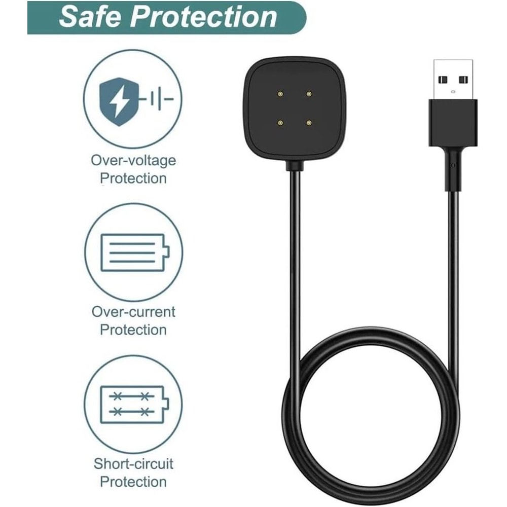 Fitbit Versa Sense USB Charger Dock With Cable 8