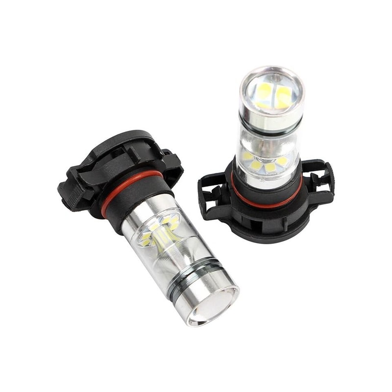 White LED Fog DRL Bulb Kit For Cadillac Escalade 3