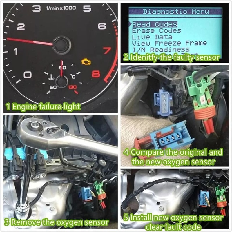 Toyota Camry Oxygen Sensor Upstream Downstream Replacement 7