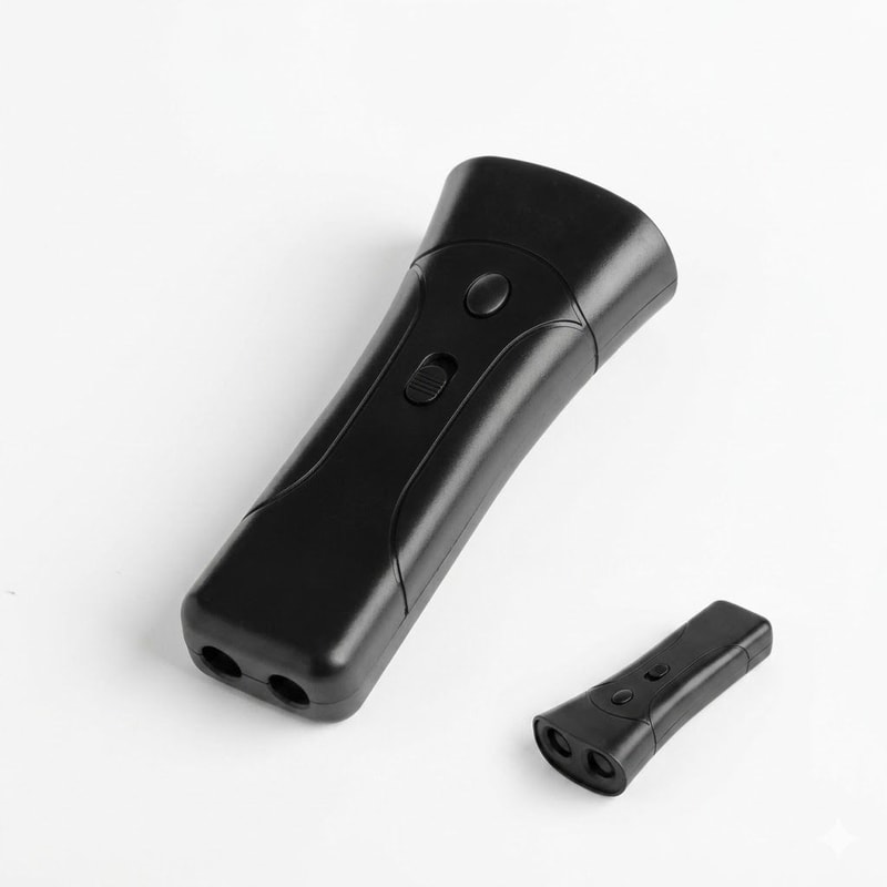 Ultrasonic Dog Trainer With LED Light Anti Bark Device 0