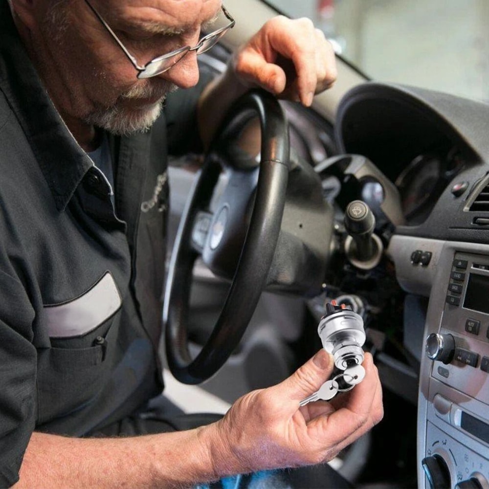 Universal Ignition Key Starter Switch With Keys For Car Truck Tractor Trailer 5