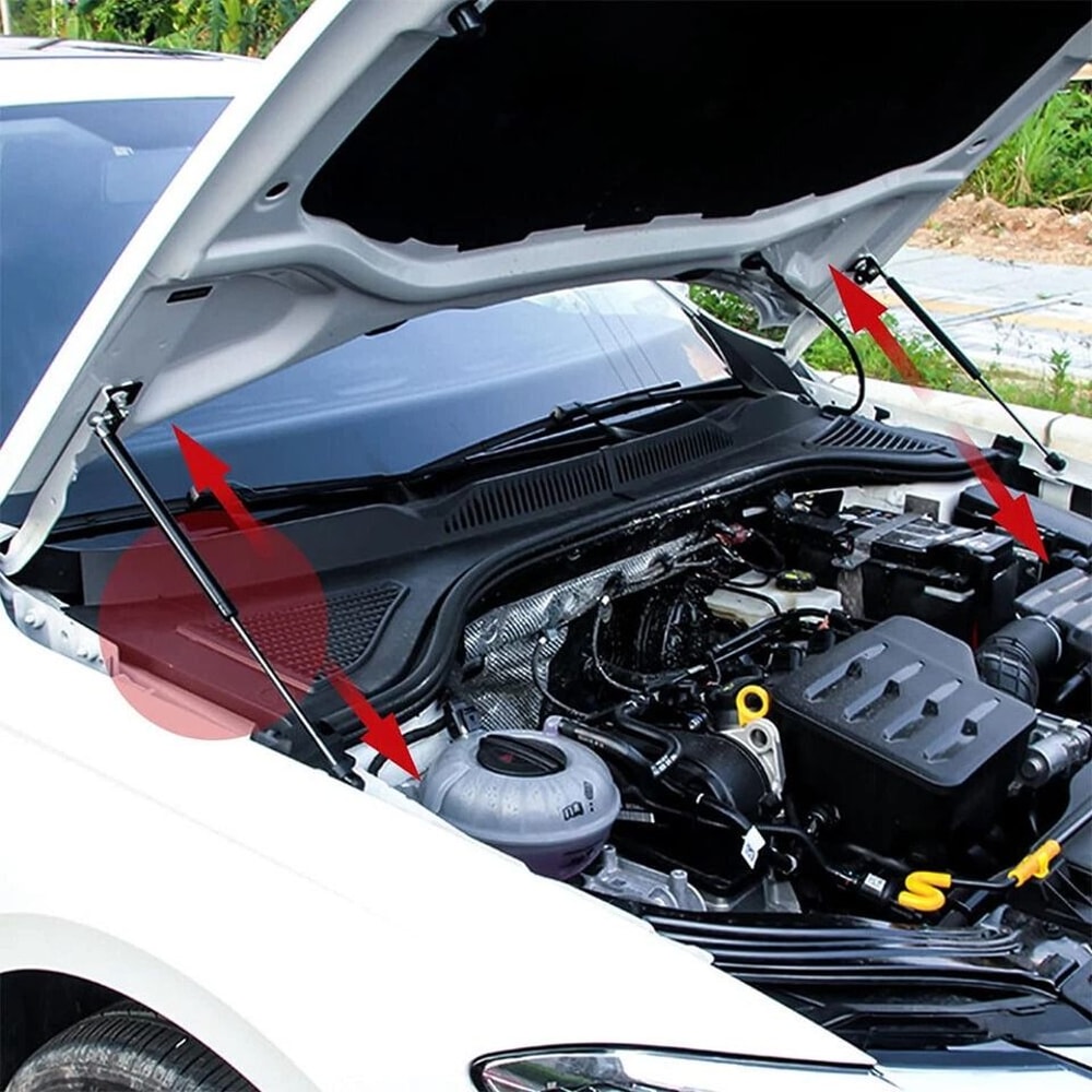 Hyundai Sonata Hood Lift Supports Gas Struts For Sedan 4