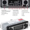 Classic Bluetooth Vintage Car Radio USB AUX Stereo 7