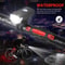 USB Rechargeable LED Bike Light Set Front And Rear Safety Lights 7