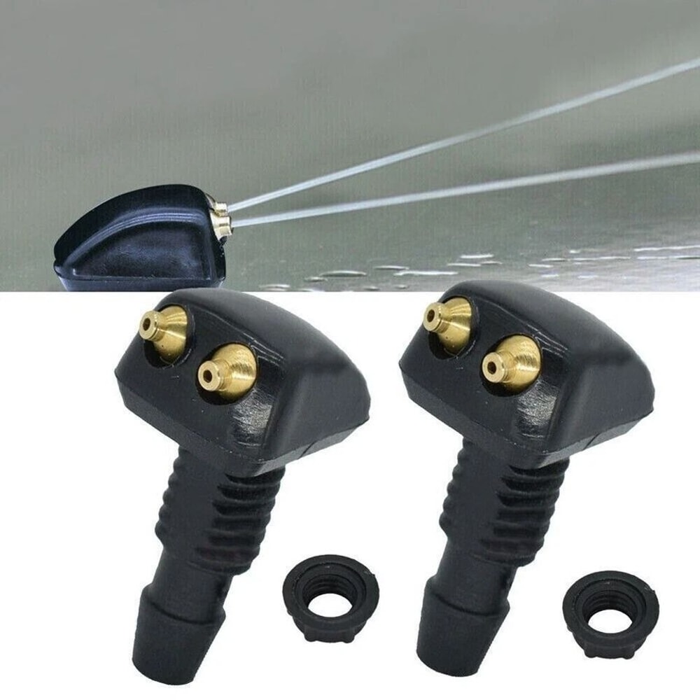 Universal Dual Hole Windshield Washer Nozzle Spray Jet 1