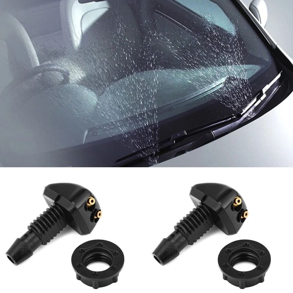 Universal Dual Hole Windshield Washer Nozzle Spray Jet 11