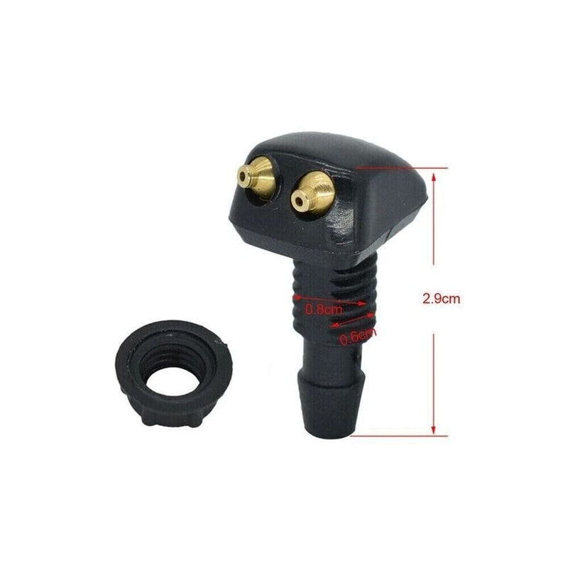 Universal Dual Hole Windshield Washer Nozzle Spray Jet 5
