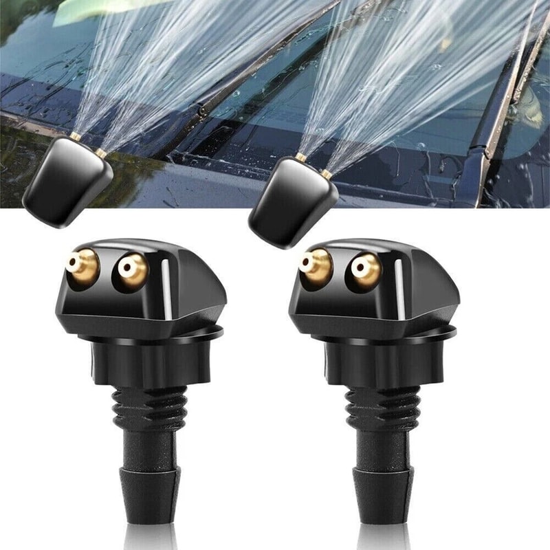 Universal Dual Hole Windshield Washer Nozzle Spray Jet 13