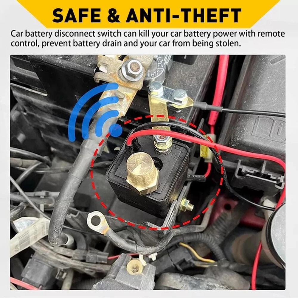 Remote Car Battery Disconnect Switch Anti Theft Isolator 1