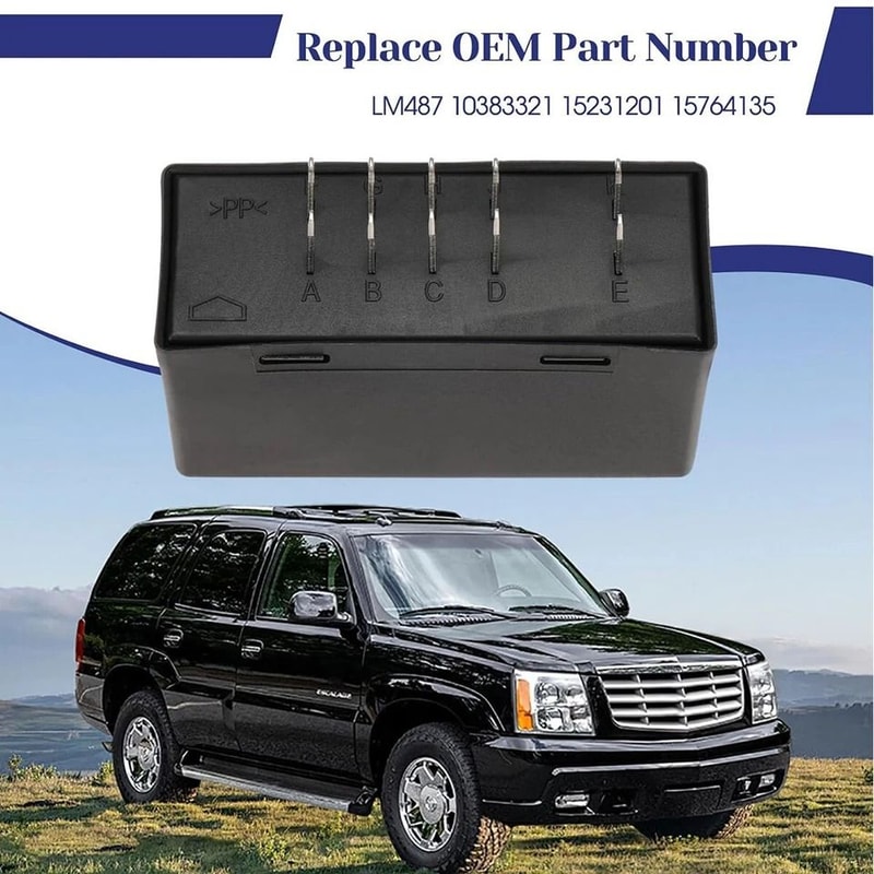 LED Flasher Relay Pin Chevy GMC Turn Signal Hazard Warning Module 2