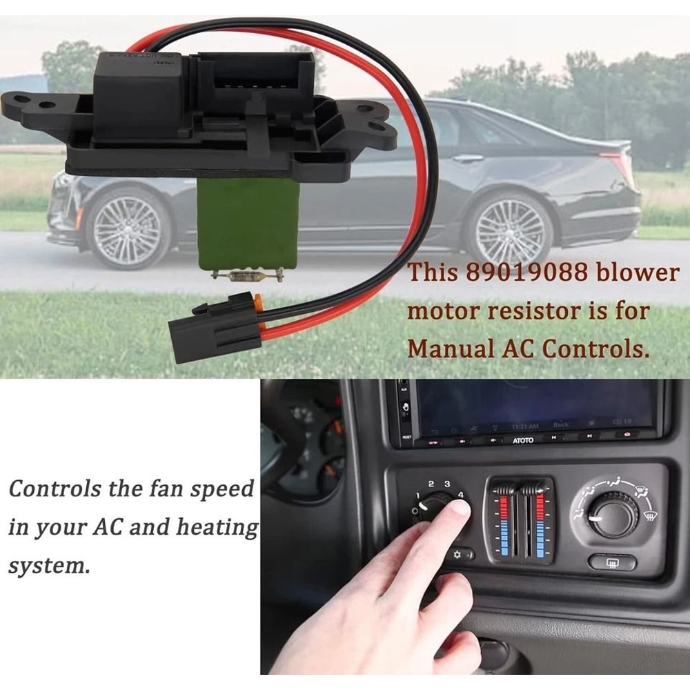 HVAC Blower Motor Resistor For Chevy Silverado GMC Sierra 2