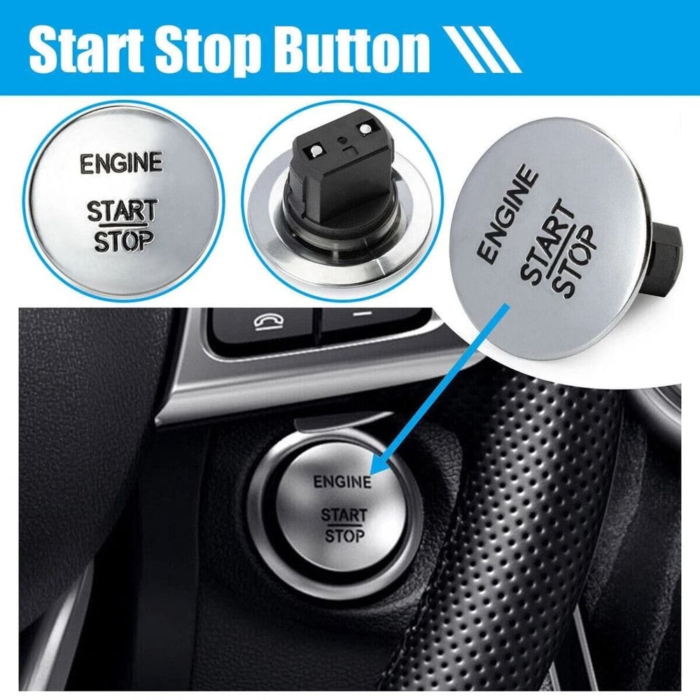 Mercedes Push Start Button Keyless Go Engine Start Stop Switch 4
