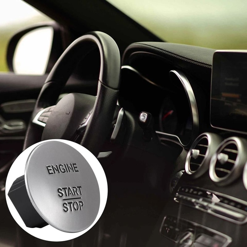 Mercedes Push Start Button Keyless Go Engine Start Stop Switch 6