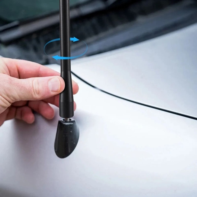 Ford Short Antenna Black Stubby Antenna Mast AM FM Replacement 2