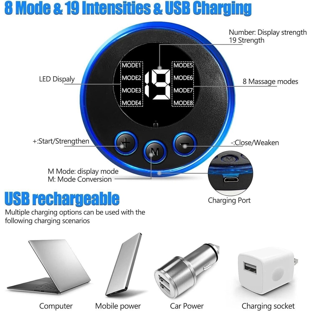 EMS Abs Trainer Muscle Toner Belt Electric Abdominal Toning Belt For Home Fitness 14