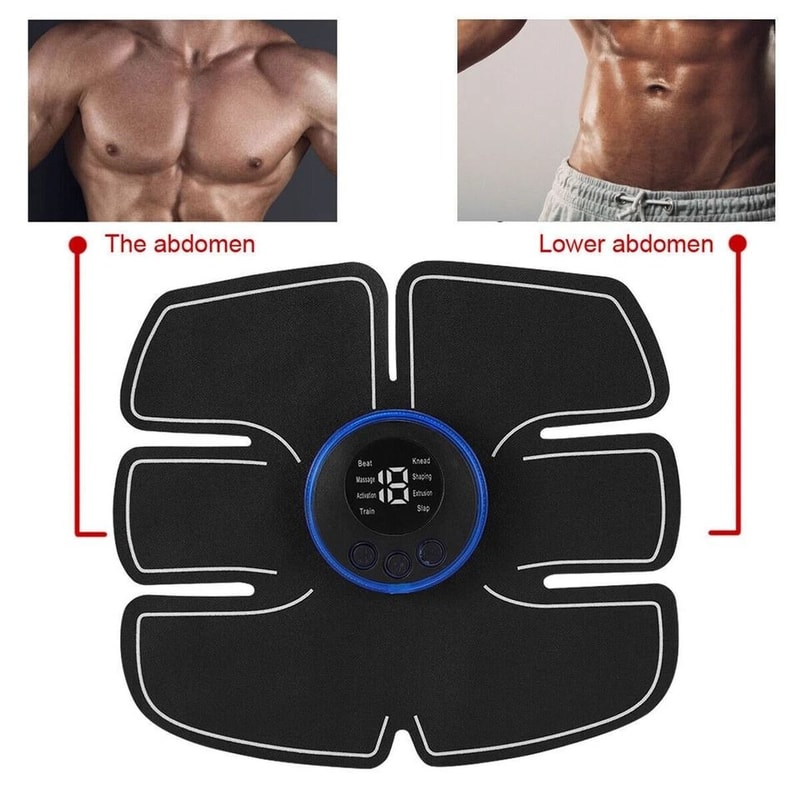EMS Abs Trainer Muscle Toner Belt Electric Abdominal Toning Belt For Home Fitness 23