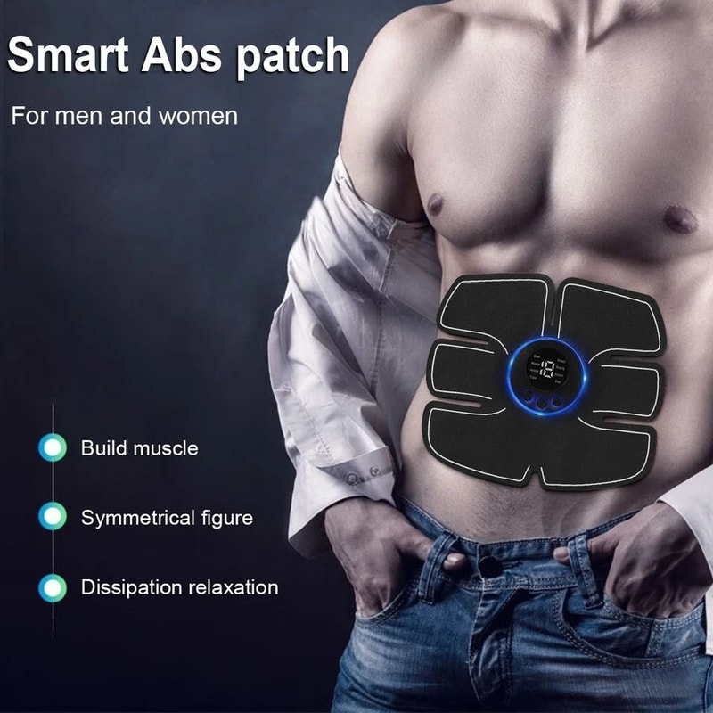 EMS Abs Trainer Muscle Toner Belt Electric Abdominal Toning Belt For Home Fitness 18