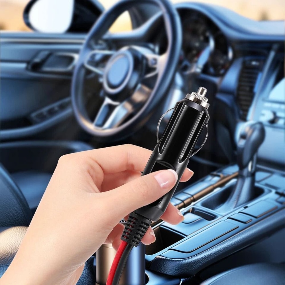 Fused Cigarette Lighter Plug With Connector Cable 7