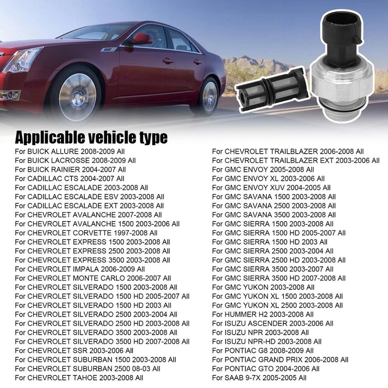Chevrolet GMC Engine Oil Pressure Sensor Switch With Filter 2