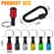 Quick Release Hex Shank Drill Bit Keychain Holder Set 9