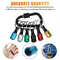Quick Release Hex Shank Drill Bit Keychain Holder Set 10