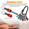 Quick Release Hex Shank Drill Bit Keychain Holder Set 11