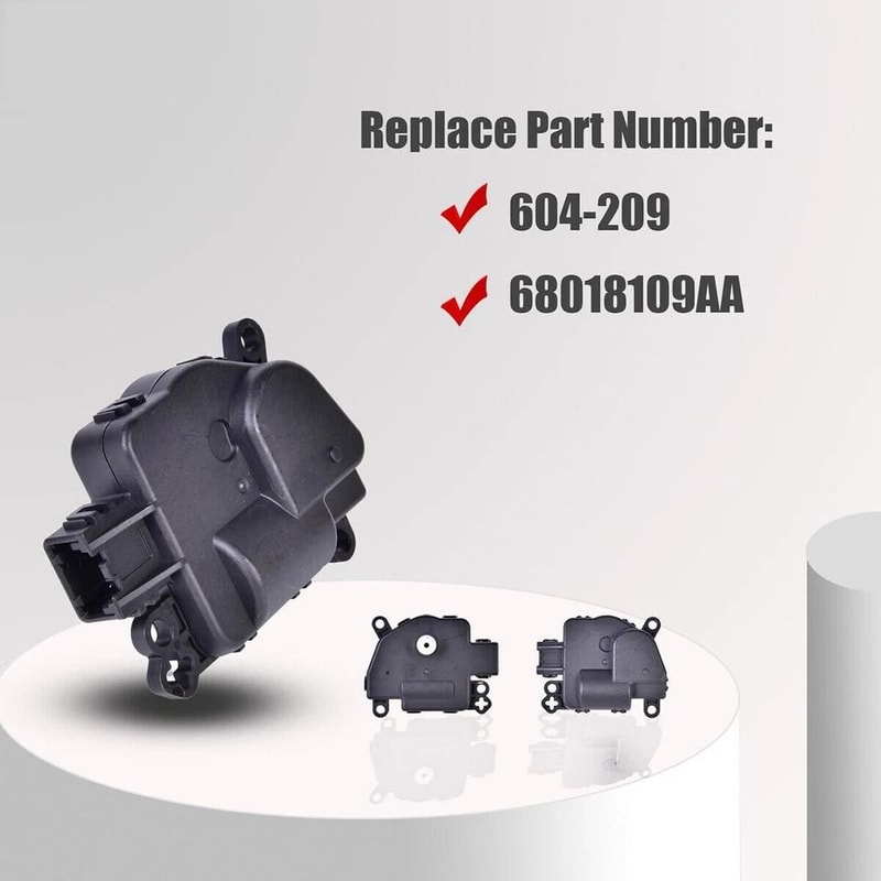 Jeep Wrangler JK HVAC Blend Door Actuator Replacement Climate Control Fix 2