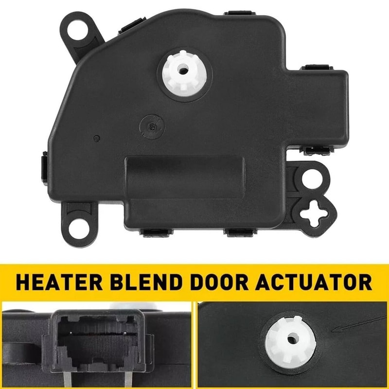 Jeep Wrangler JK HVAC Blend Door Actuator Replacement Climate Control Fix 4
