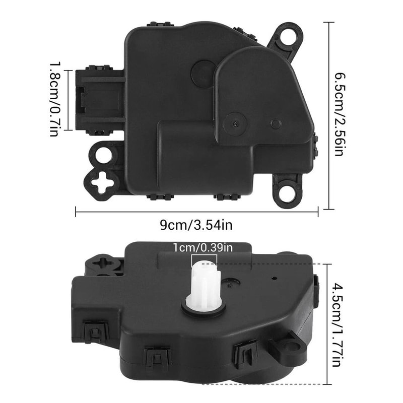 Jeep Wrangler JK HVAC Blend Door Actuator Replacement Climate Control Fix 8