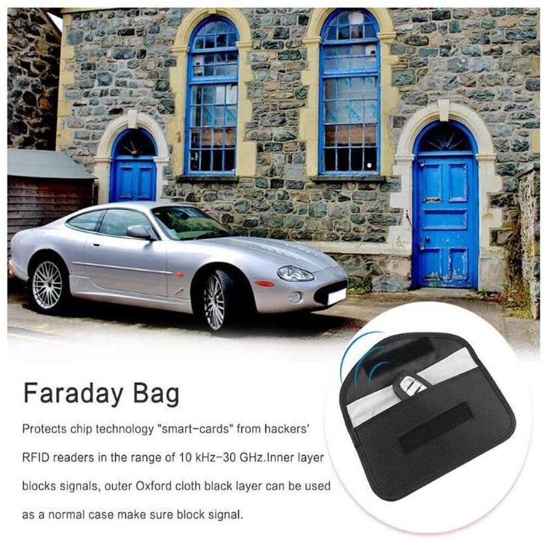 Faraday Bag Cell Phone Signal Blocker And RFID Blocking Pouch 1