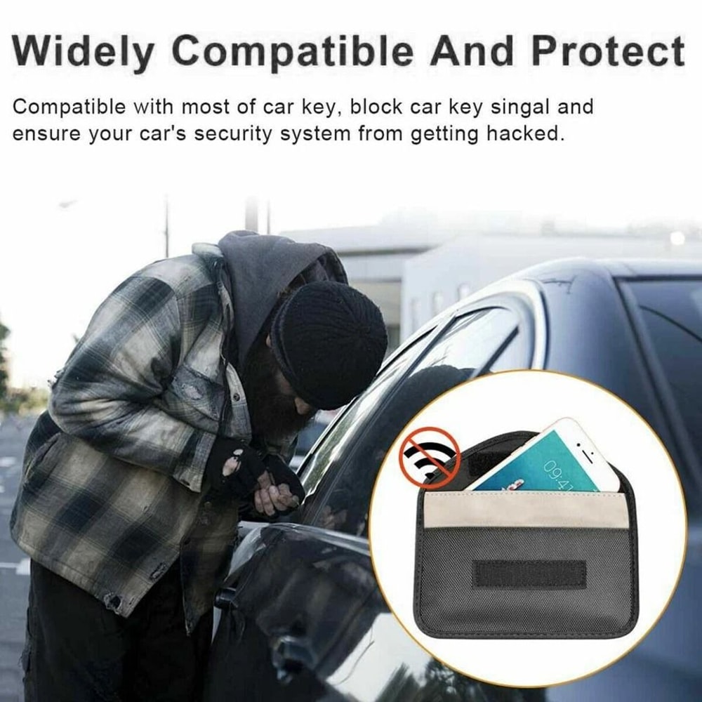 Faraday Bag Cell Phone Signal Blocker And RFID Blocking Pouch 3