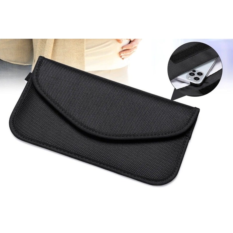 Faraday Bag Cell Phone Signal Blocker And RFID Blocking Pouch 0