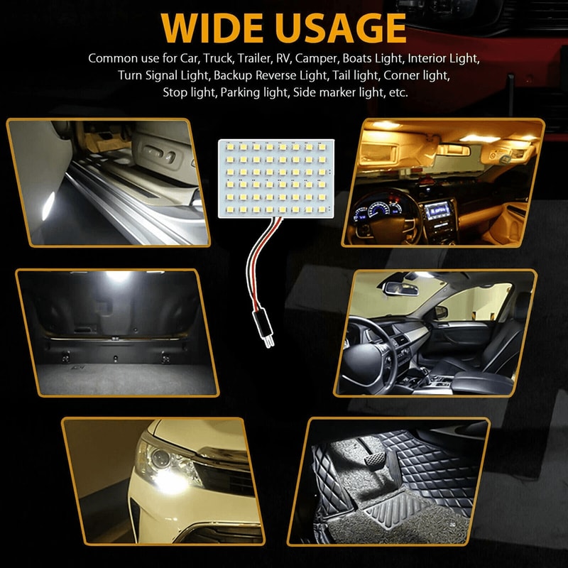 Festoon LED Bulbs SMD White Car Interior Dome Lights 3