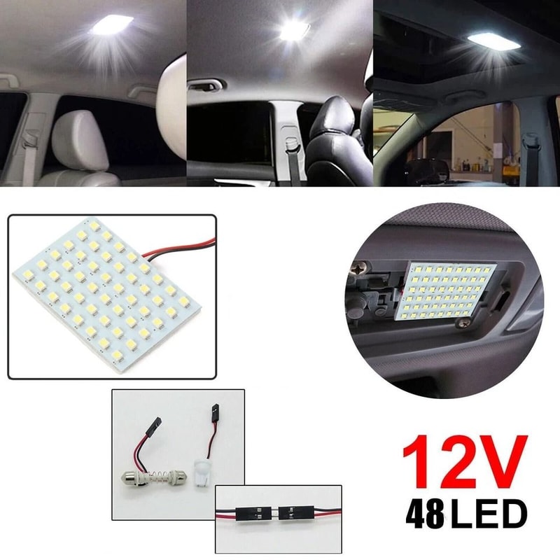 Festoon LED Bulbs SMD White Car Interior Dome Lights 4
