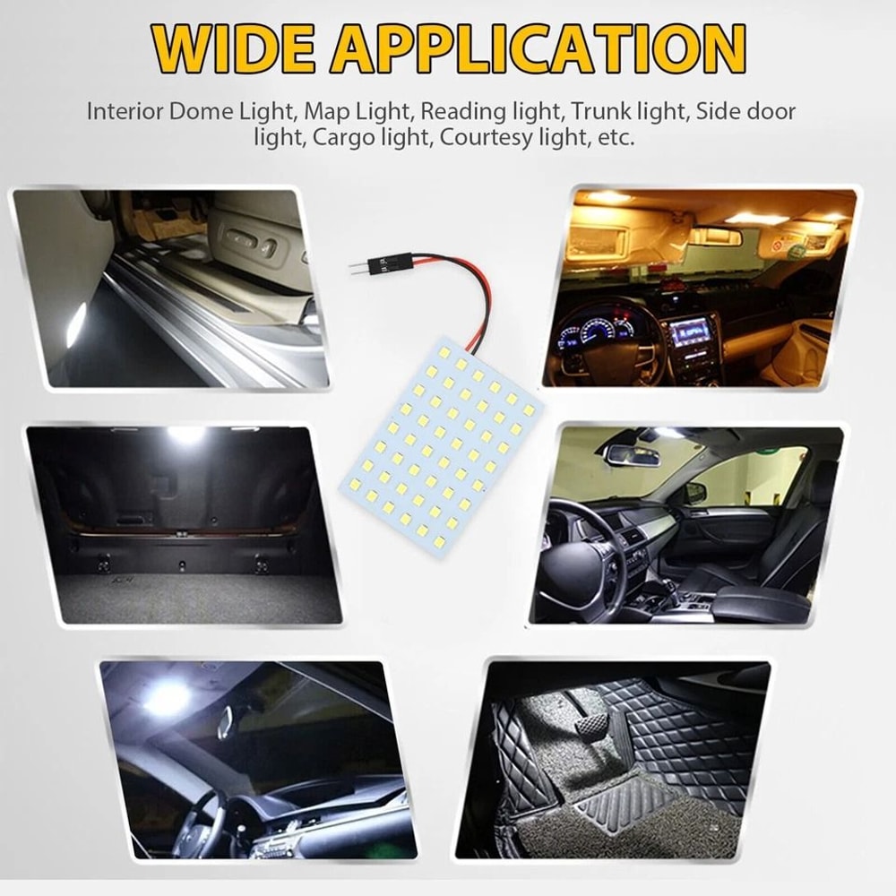 Festoon LED Bulbs SMD White Car Interior Dome Lights 8