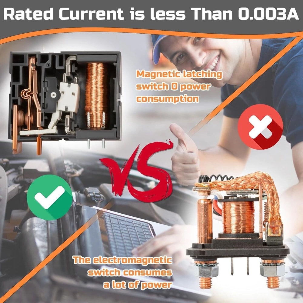 Remote Car Battery Disconnect Switch Automatic Kill Switch 2