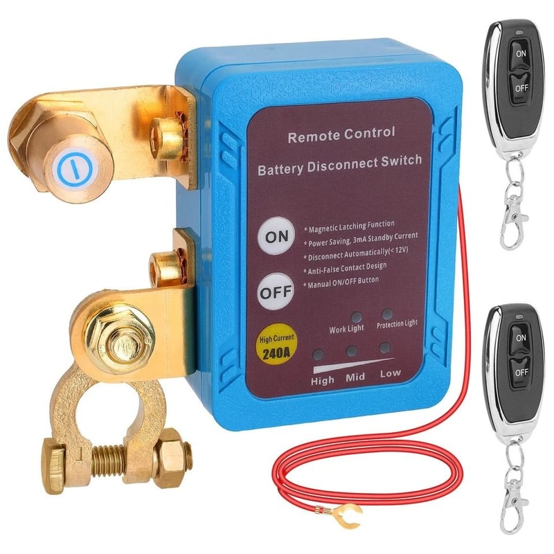 Remote Car Battery Disconnect Switch Automatic Kill Switch 0